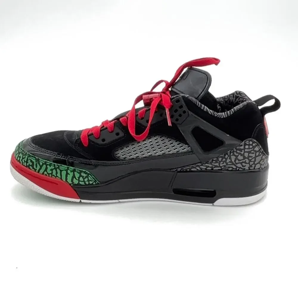 Jordan Spizike Low Black Classic Green Varsity Red FQ1759-060 Mens Size 12